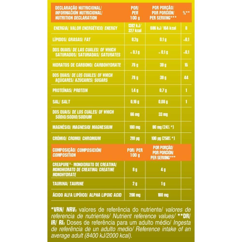 AUMENTO DE FUERZA CREATINE POWER MIX ORANGE/MANGO - 1 KG 3/3