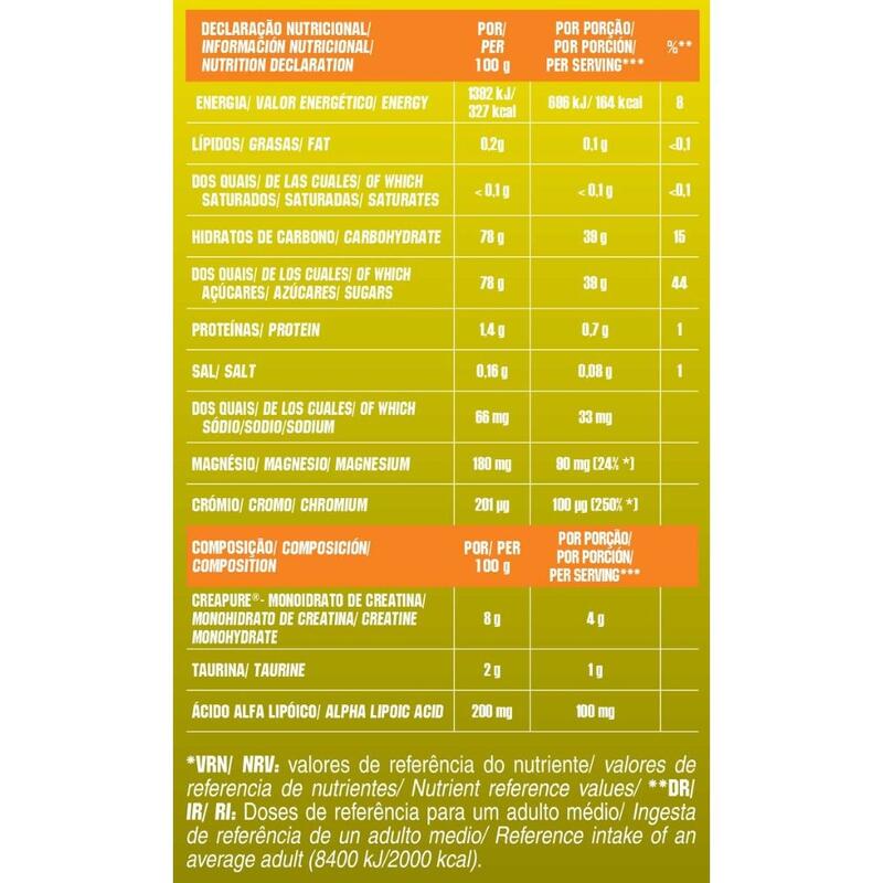 Creatina monohidrata, GoldNutrition, Creatine Power mix, portocale cu mango, 1kg
