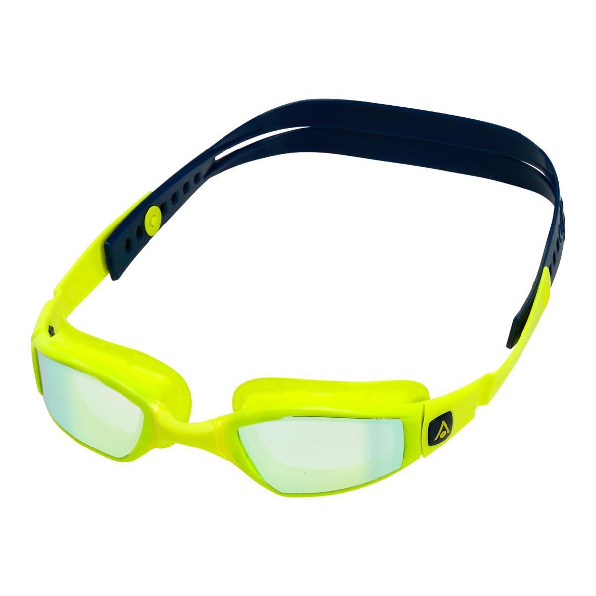 Lunettes de natation miroir Aqua Sphere Ninja jaune titane - Lightning Wave 4/5