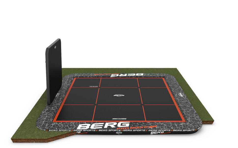 Trampolina + Aerowall BERG Ultim Pro Bouncer Flatground 500x500