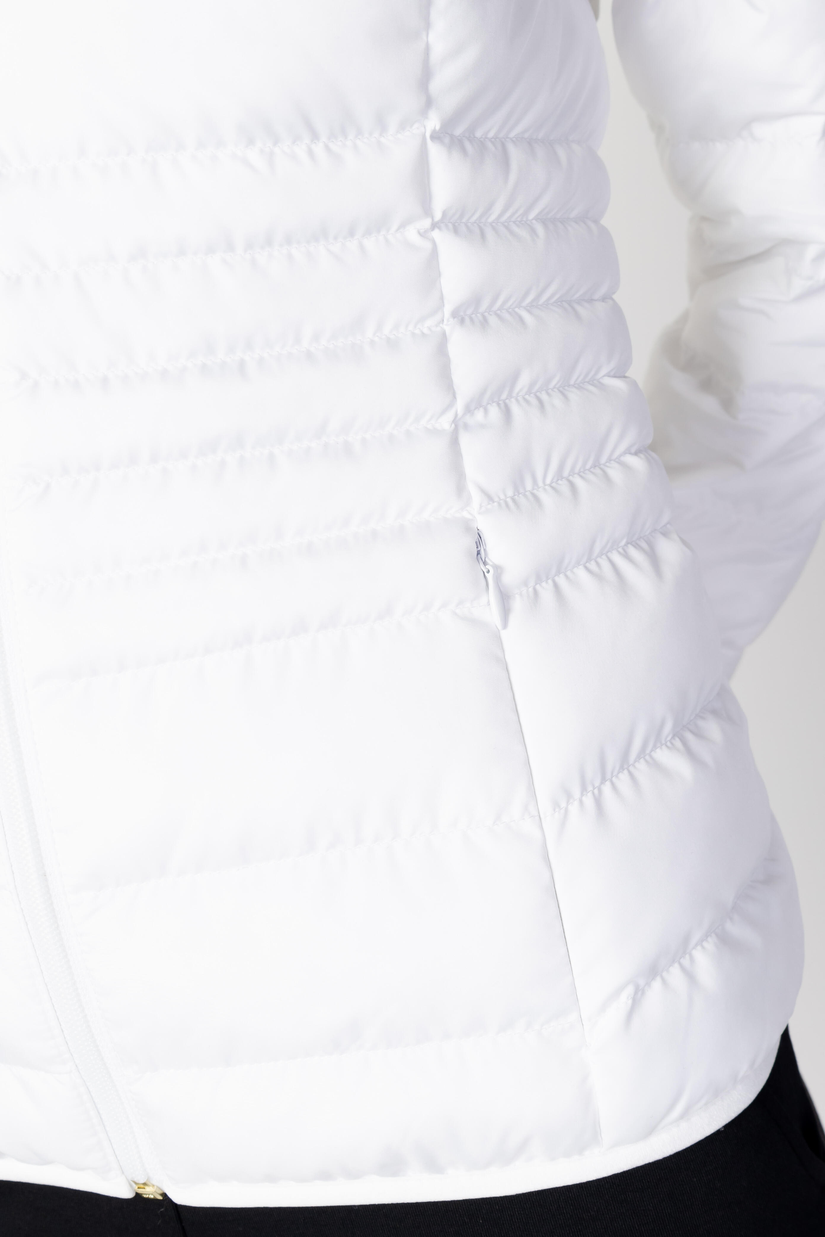 doudoune duvet BOMBER FEMME BLANC 4/5