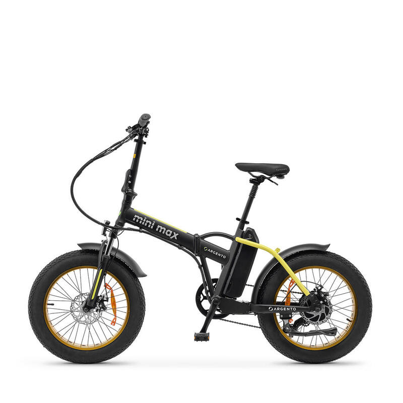 Vélo électrique Argento Pliable Mini Max Noir/Jaune