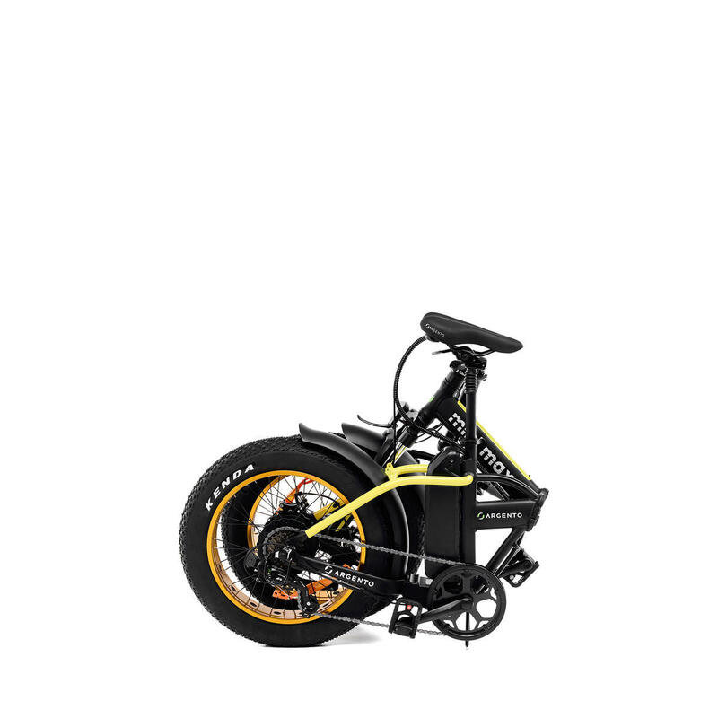 Vélo électrique Argento Pliable Mini Max Noir/Jaune