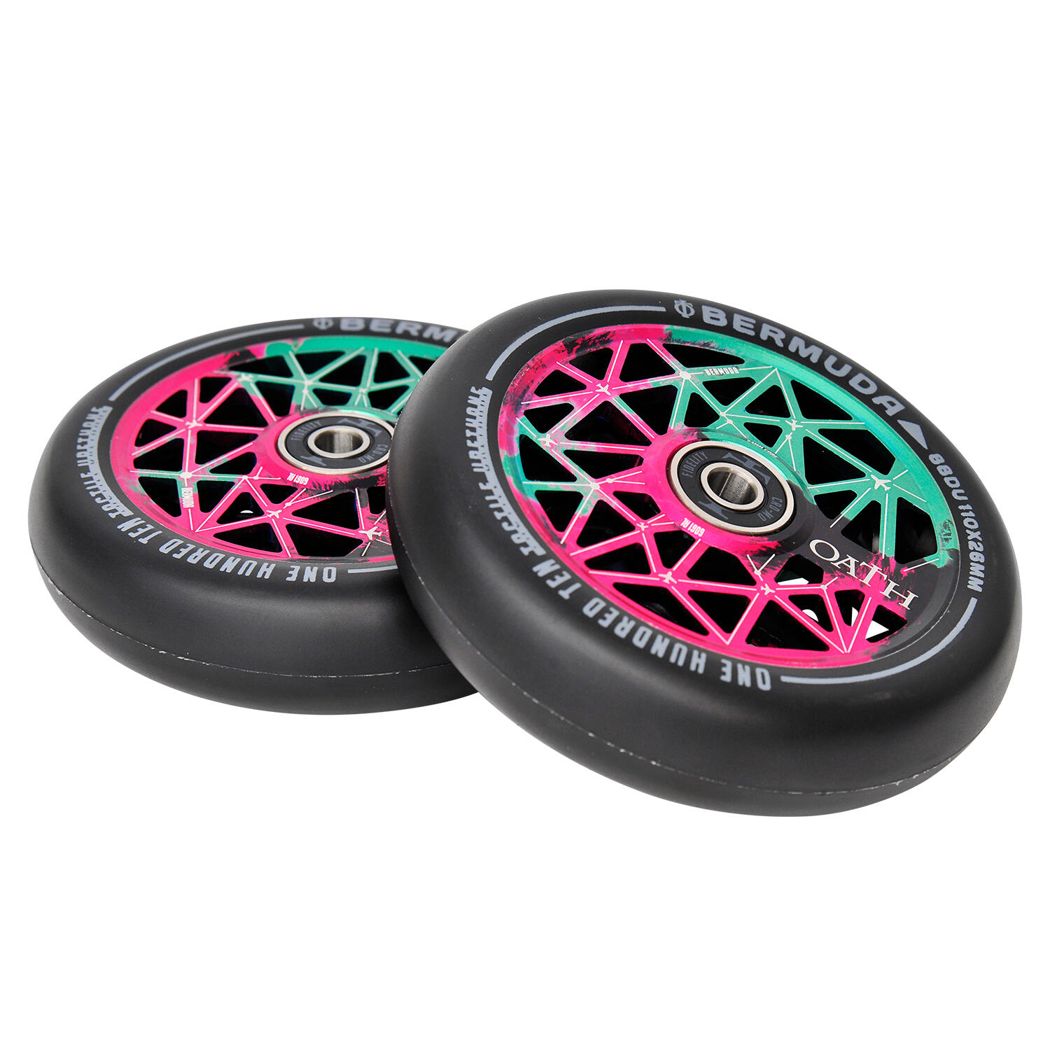 OATH Roue Bermuda Vert Rose Noir [x2] 5/6