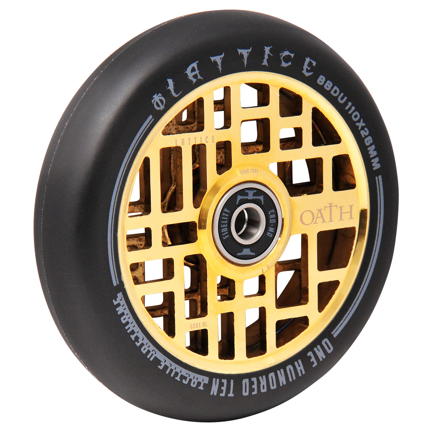 OATH Roue Lattice 110mm 88A Or [x2] 3/6