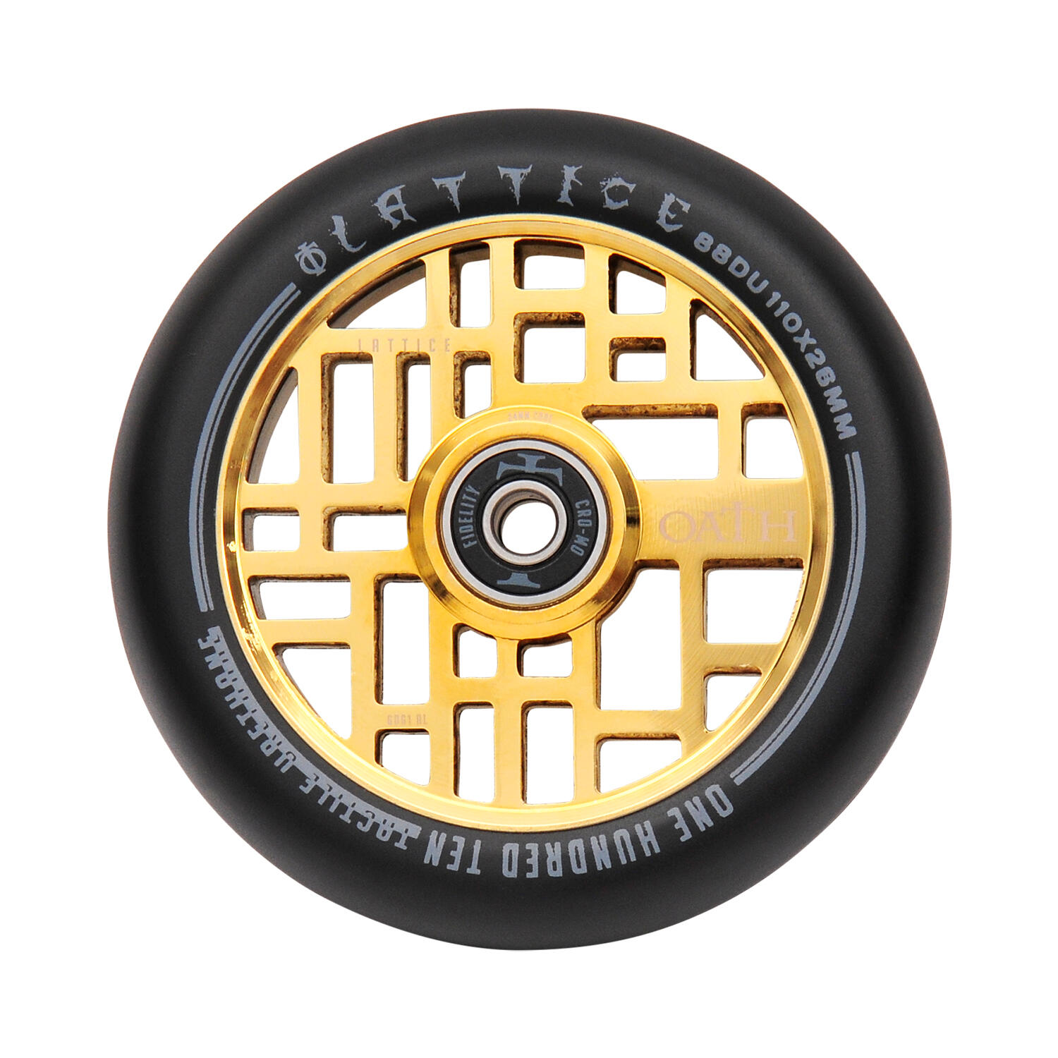 OATH Roue Lattice 110mm 88A Or [x2] 2/6