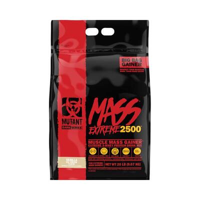 Mutant mutant mass extreme 2500 (20lbs) vanilla ice cream - gewichtstoename