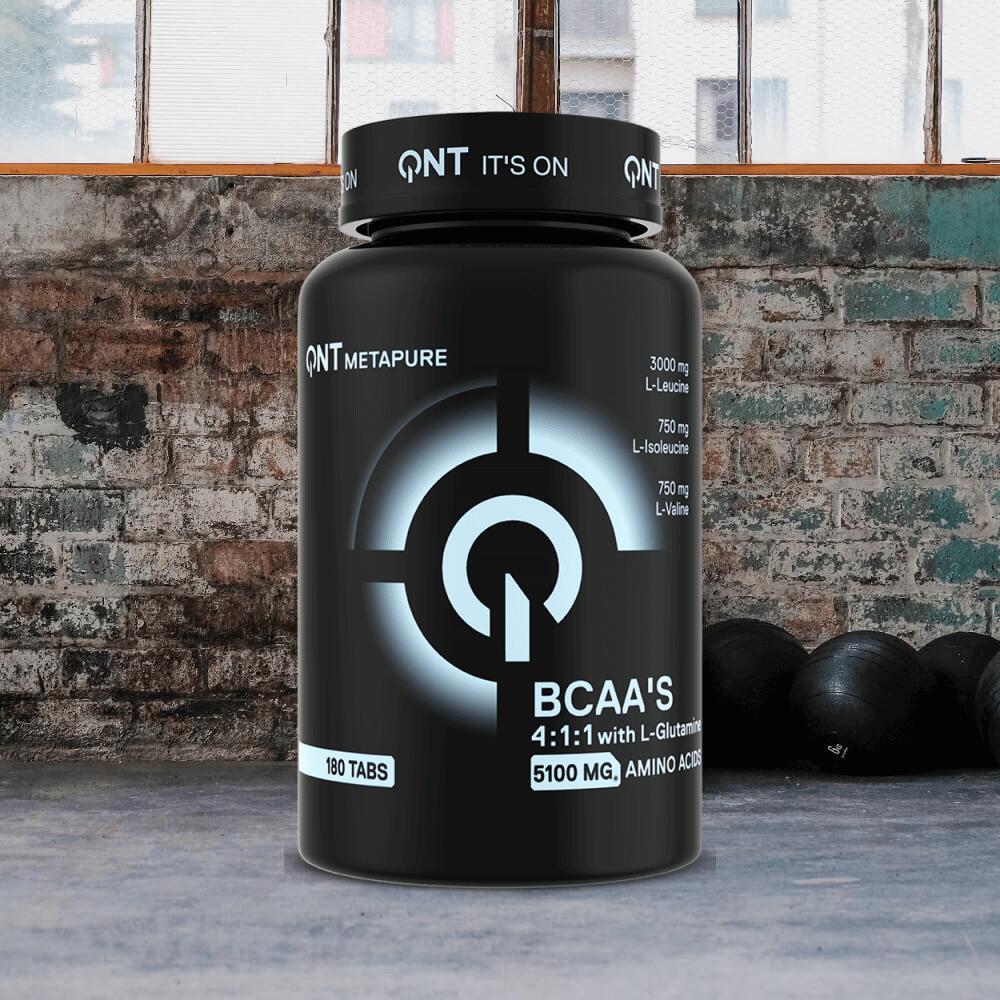 QNT BCAA 4:1:1 + L-Glutamine 180tabs QNT 2/5