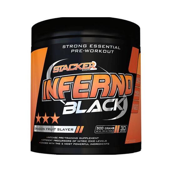 Stacker2 Inferno Black (30 serv) Dragon Fruit Slayer - Pre-Workout