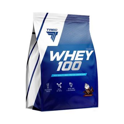 Trec nutrition whey 100 (900g) chocolate coconut - eiwitten