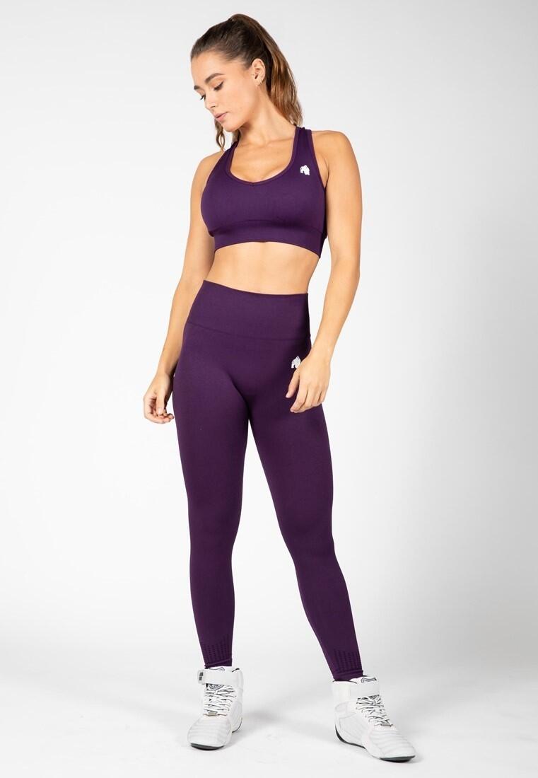Neiro Senza soluzione di continuità Reggiseno sportivo - Viola 3/5