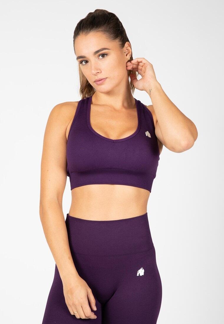 GORILLA WEAR Neiro Senza soluzione di continuità Reggiseno sportivo - Viola
