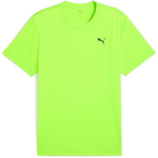 T-shirt Puma M Tad Essentials Solid Cat Tee Lc Small, Vert, Hommes