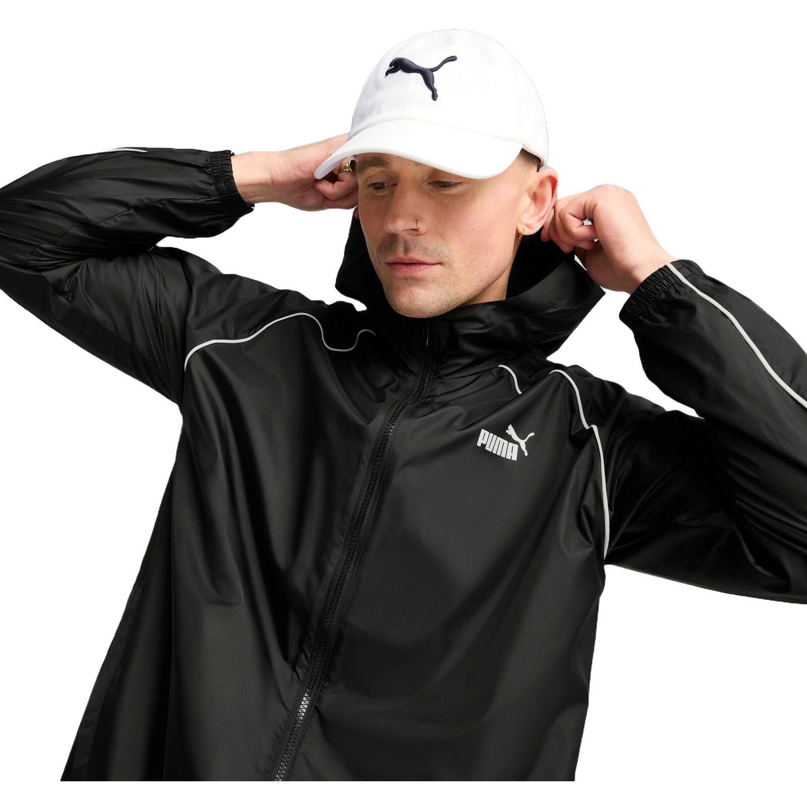 PUMA Pet Puma Ess Cat Bb Cap, Wit, Uniseks
