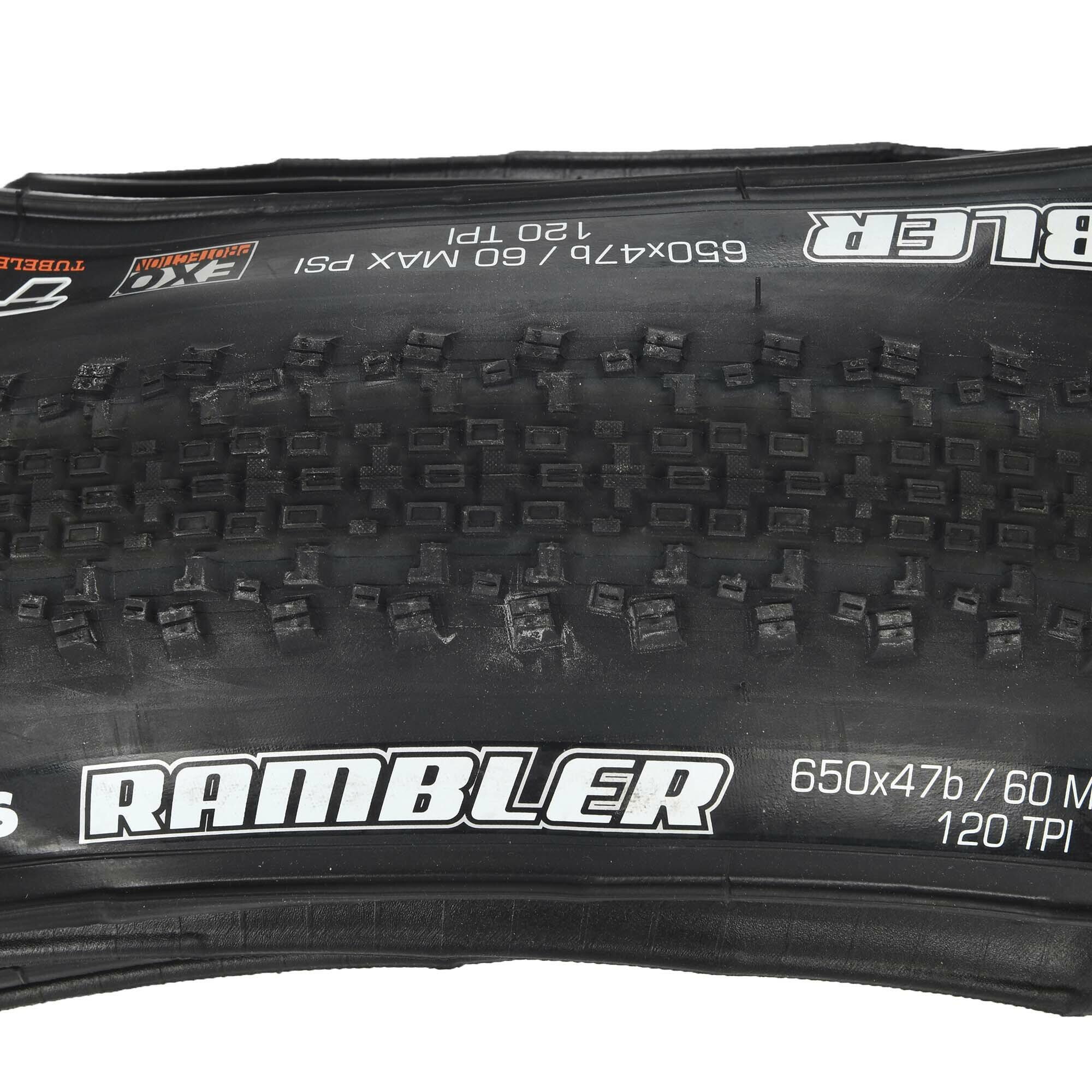 Pneu RAMBLER - 650X47B - tr. souple - 120 TPI - Exo / Tubeless Ready 3/3