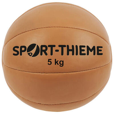Medizinball Klassik 5 kg, ø 29 cm Gymnastik Unisex Natur