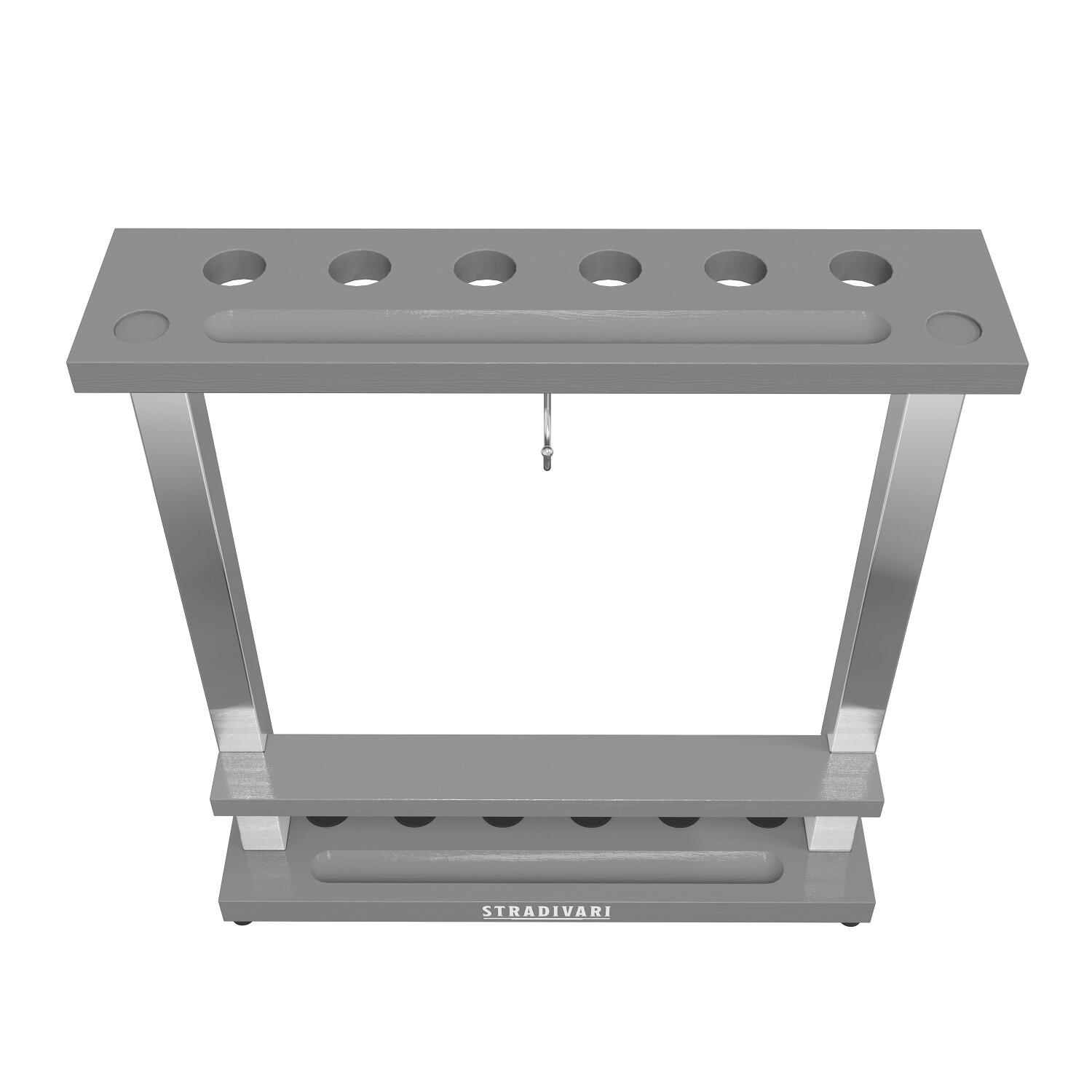 Pool Cue Stand Francesca Grey Billard / Poolbillard Unisex 5/6