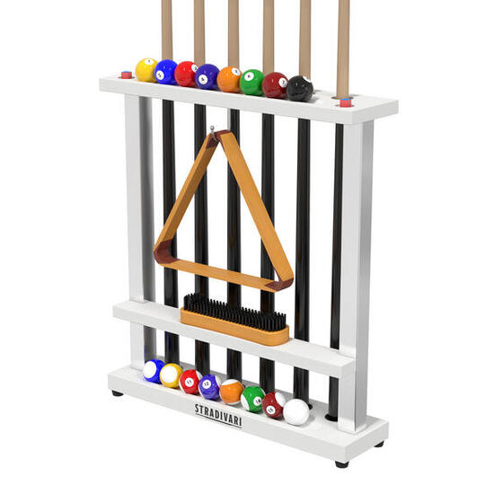 Billard-Queue Ständer Francesca Weiß Billard Unisex Weiß