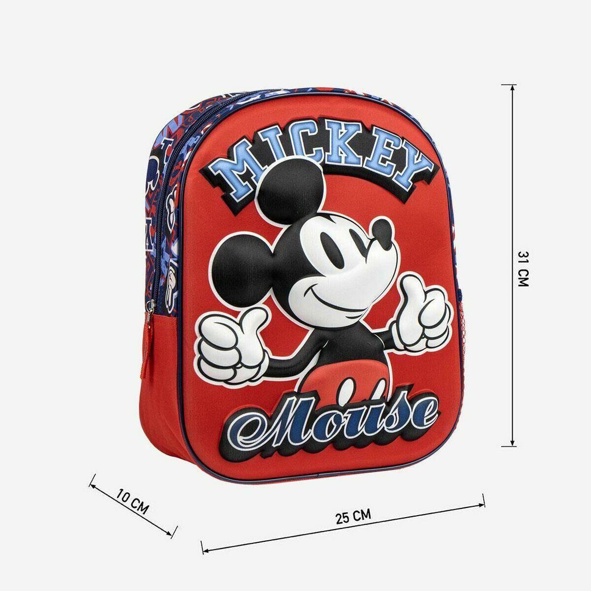 Mochila Escolar Mickey Mouse 67 % Poliéster 5/5