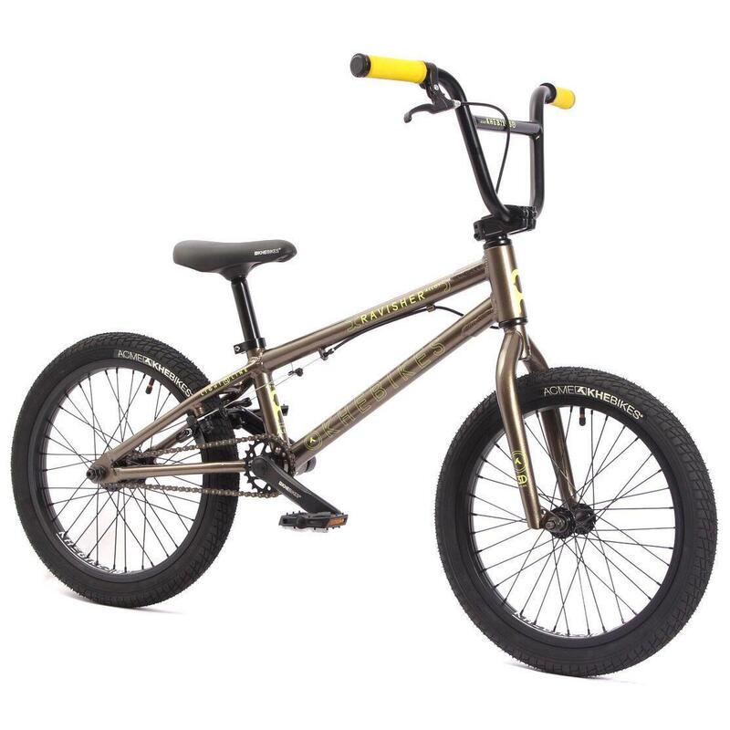 Bicicletă BMX KHE RAVISHER LL 18" copii aluminiu Freecoaster 8,8kg