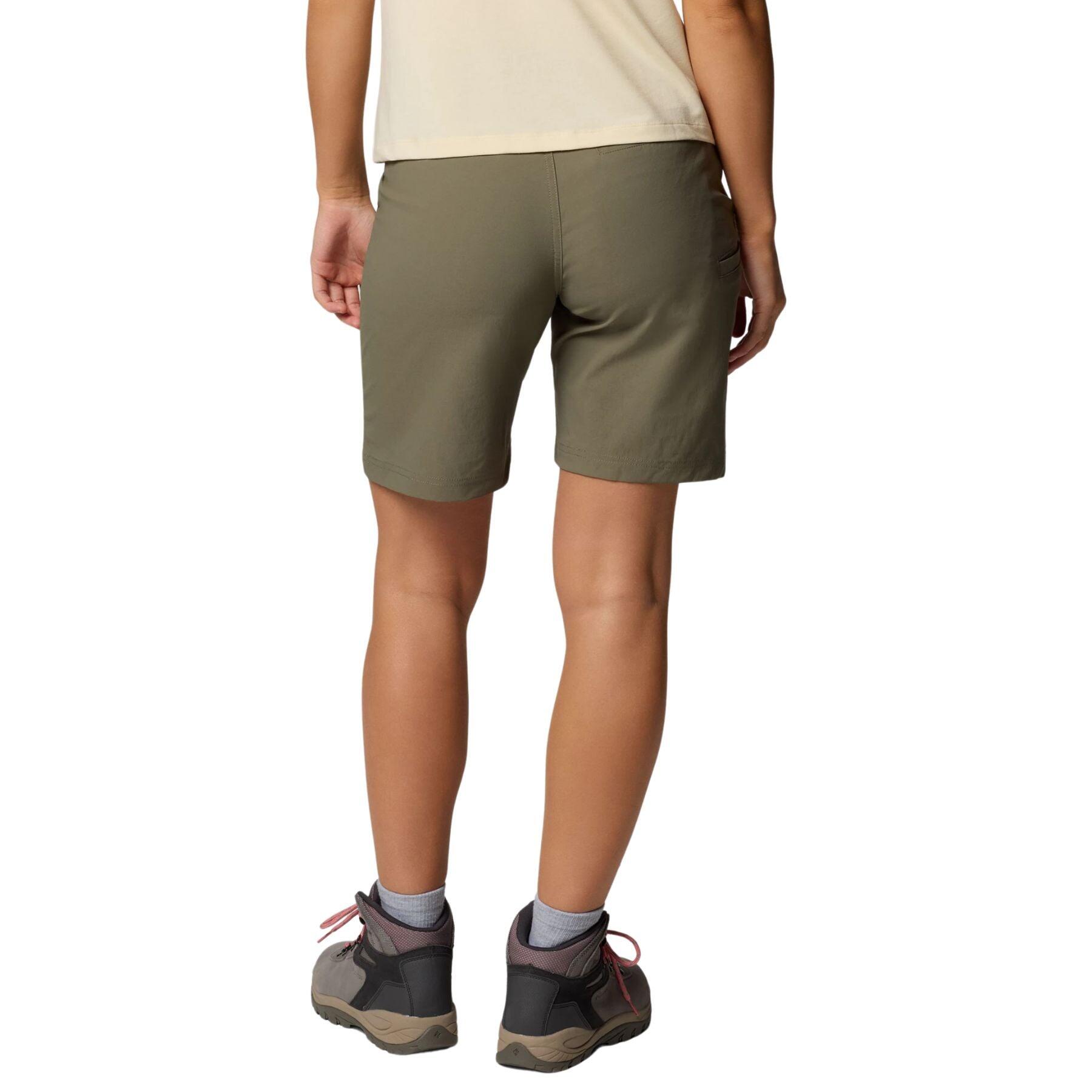 Pantaloncini Columbia Leslie Falls Donna Verde, leggeri e traspiranti 2/7