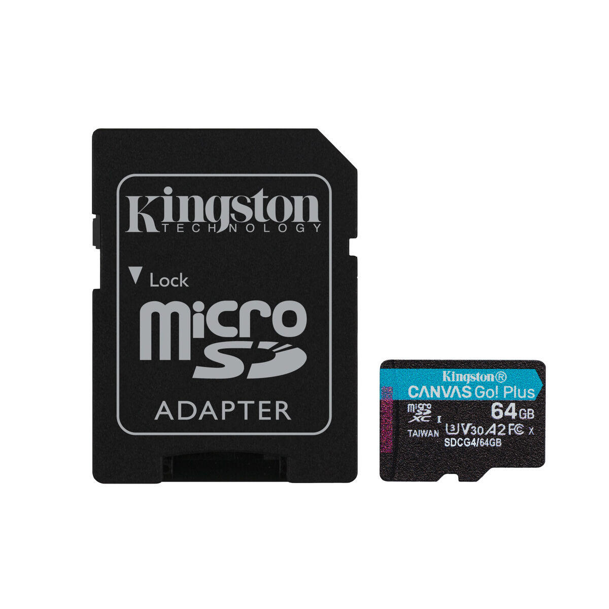 Scheda Di Memoria Micro SD con Adattatore Kingston SDCG4/64GB 64 GB 2/4
