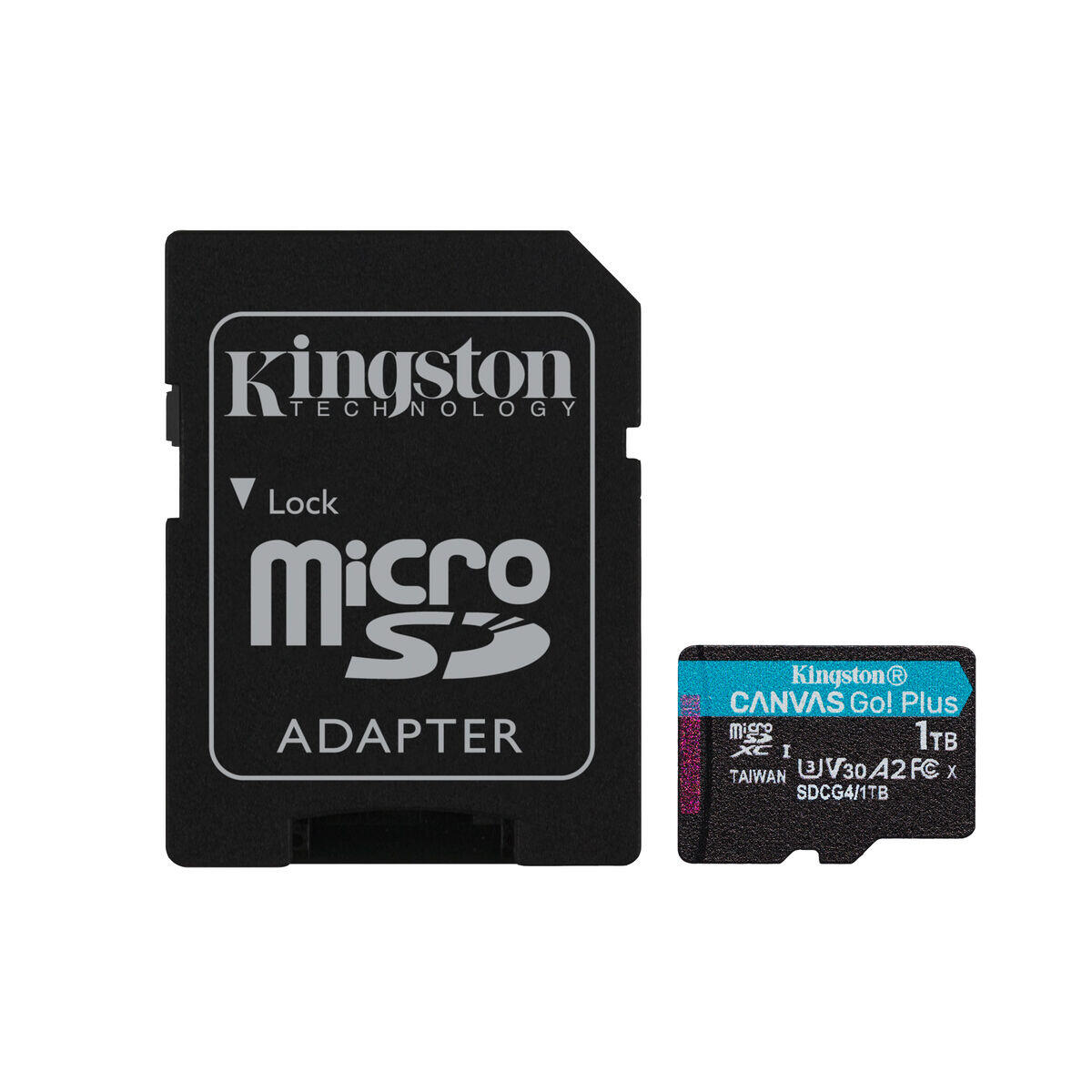 Carte Mémoire Micro SD avec Adaptateur Kingston SDCG4/1TB 1 TB 2/4