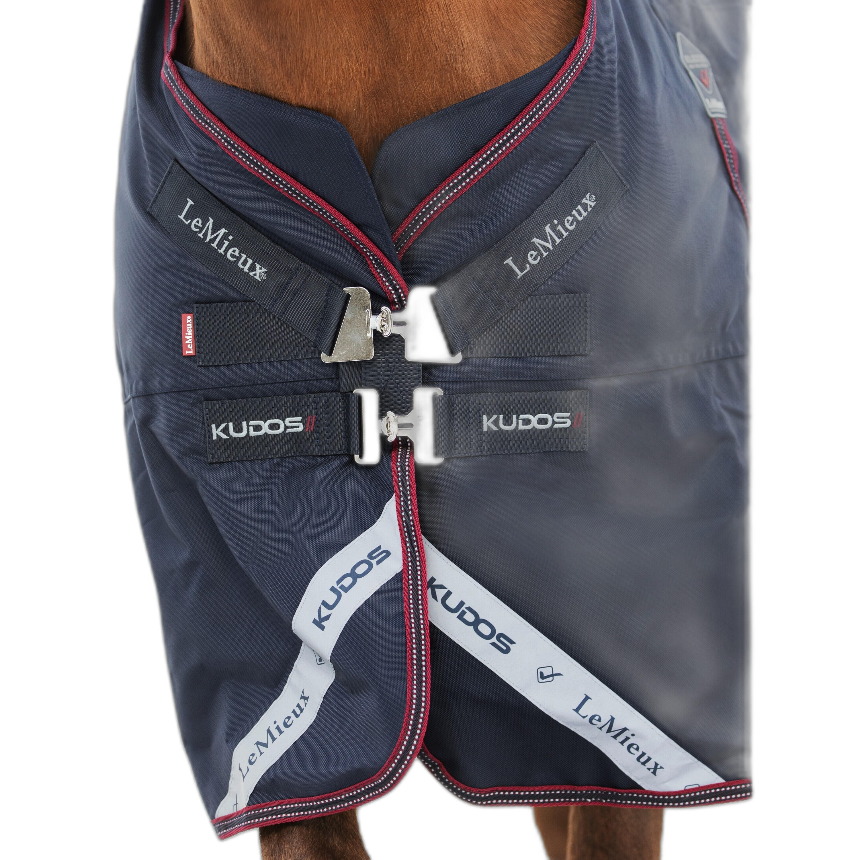 Buitenkleed waterdicht met deken voor de hals voor paarden LeMieux Kudos 200g 5/6