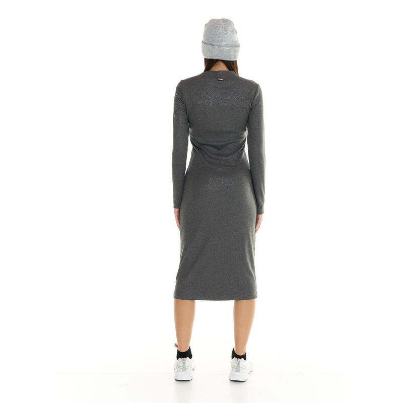 Rochie lungă cu nervuri Greyss Leone pentru femei
