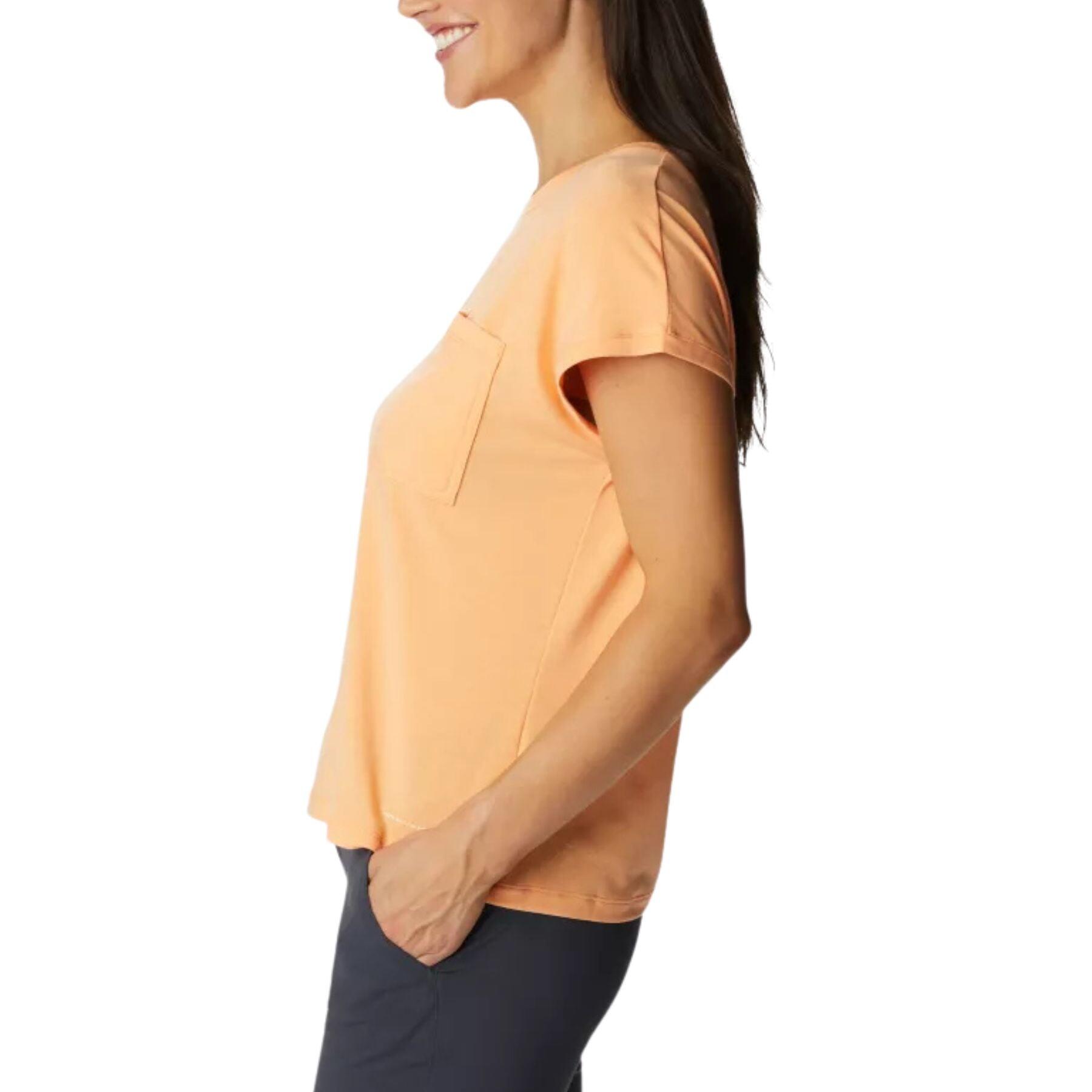 Camiseta Verde de Mujer Columbia Boundless Trek 3/5
