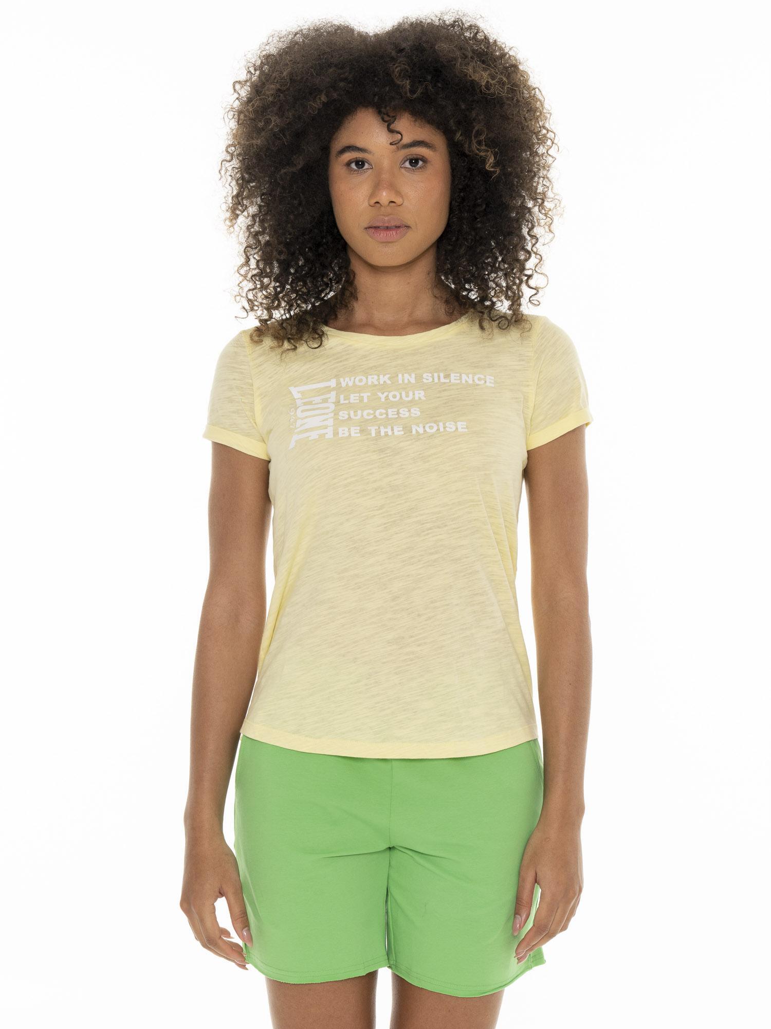 LEONE 1947 APPAREL T-Shirt da donna stampa Silence Work