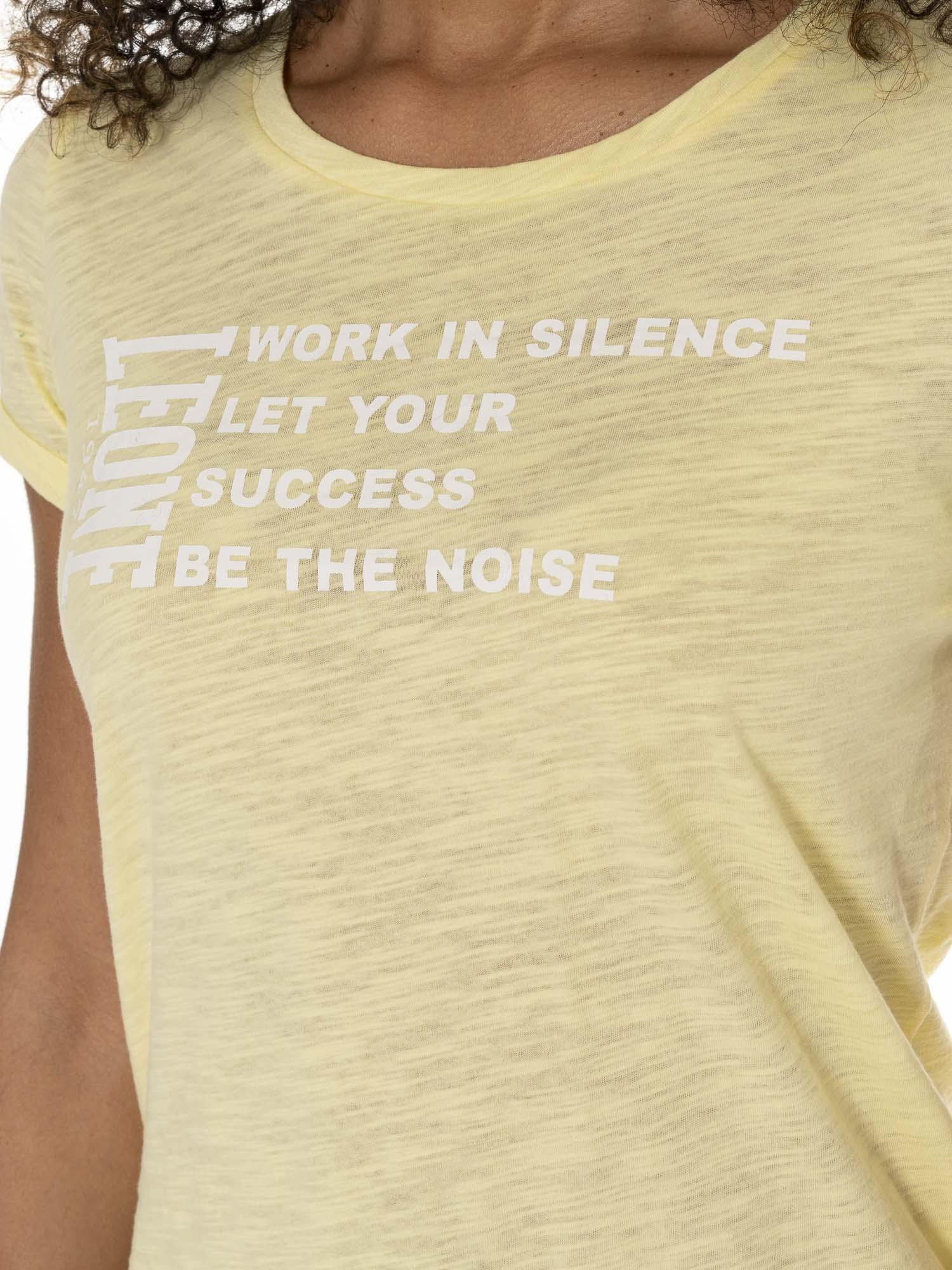 Camiseta mujer estampado Silence Work 3/5