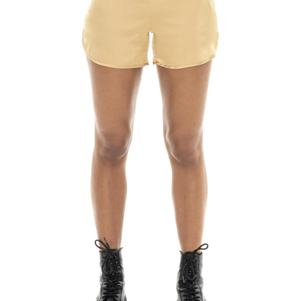 Woman satin shorts Gold&Silver