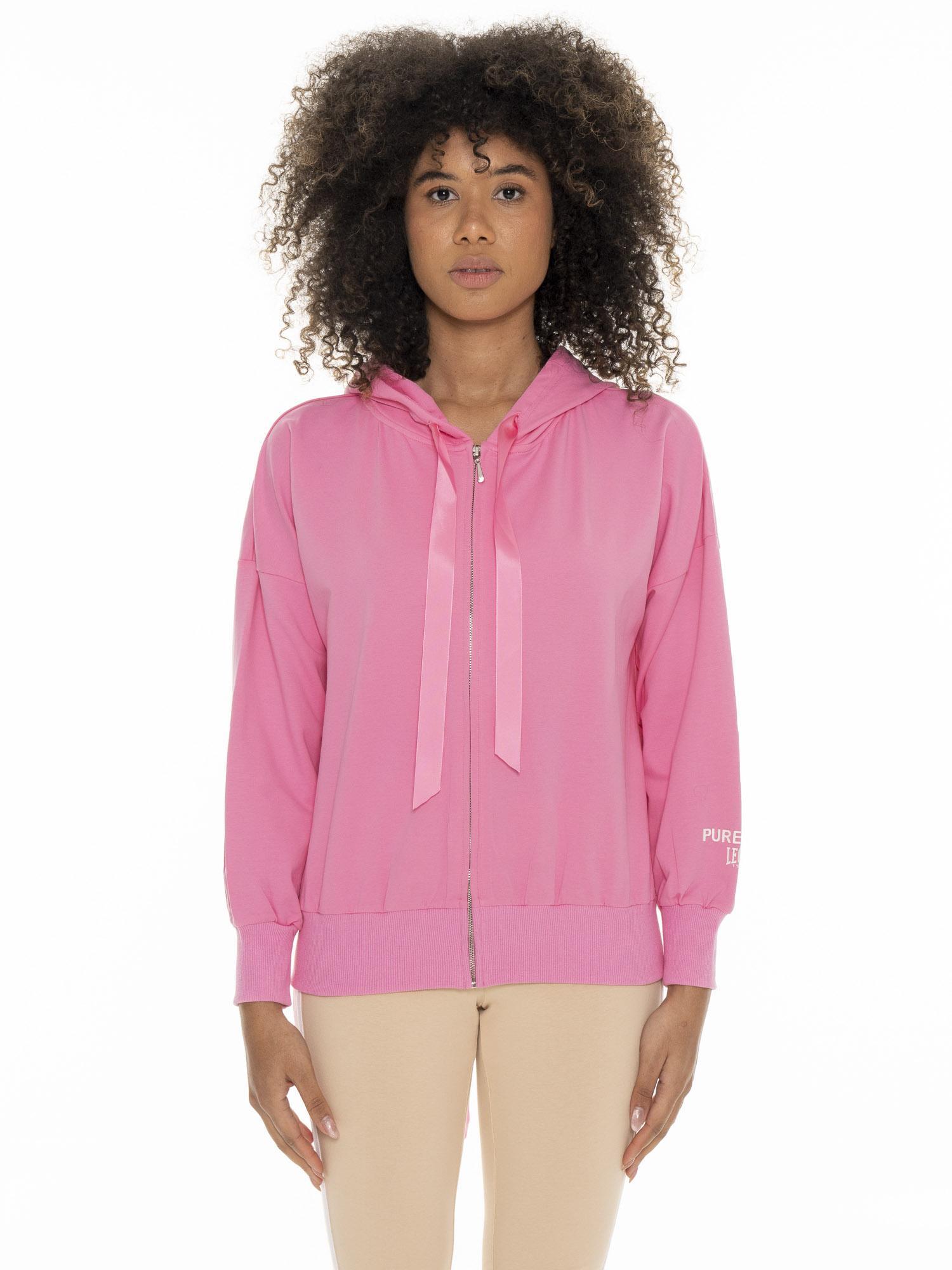 LEONE 1947 APPAREL Felpa da donna full zip Earth Tones
