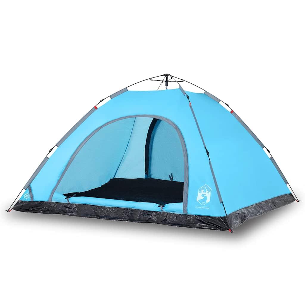 Tenda da campeggio vidaXL moderna blu per 5 persone 2/7