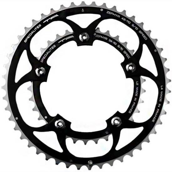 Piastra stradale per interni specialità t.a. 5bra zephyr 7075 shimano 9-10v.