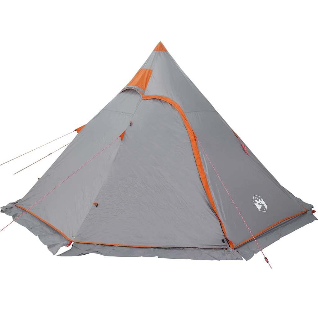 Graue Tipi-Zelt für 5 Personen - Wasserdicht und Tragbar 3/7
