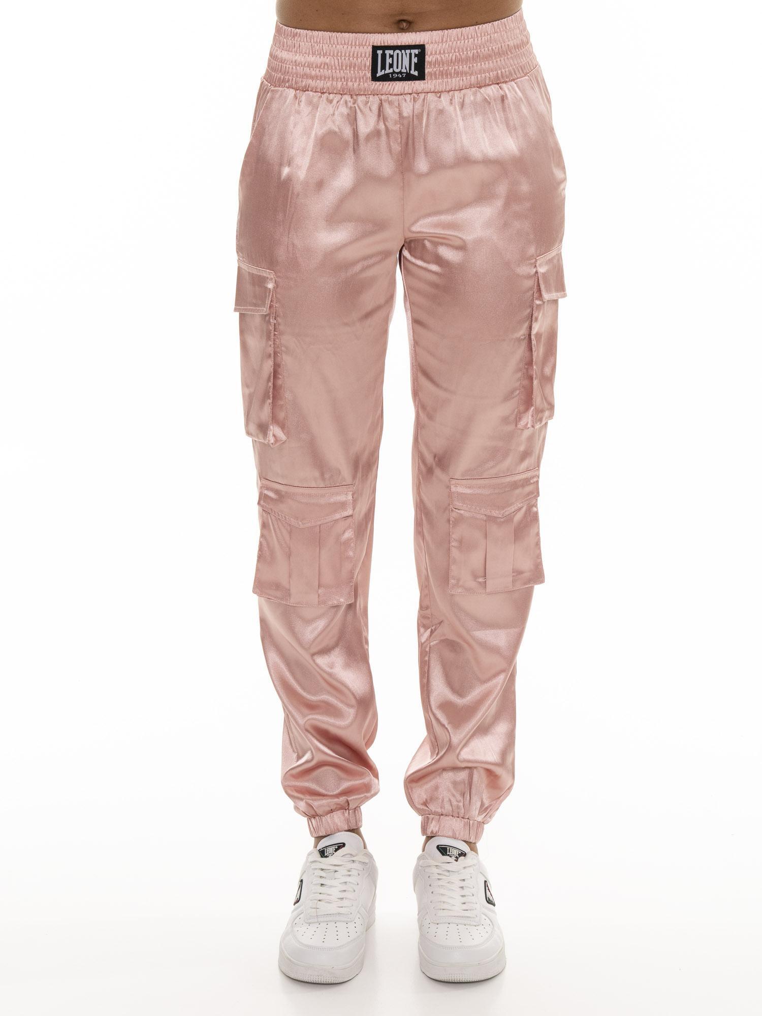 LEONE 1947 APPAREL Pantaloni cargo da donna con tasconi Leone Chic Boxing