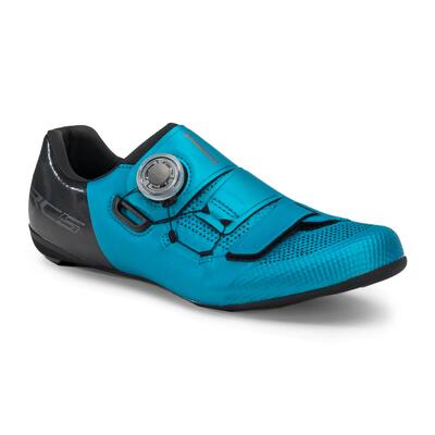 Coppia di scarpe da strada da donna Shimano RC502 turchese blu