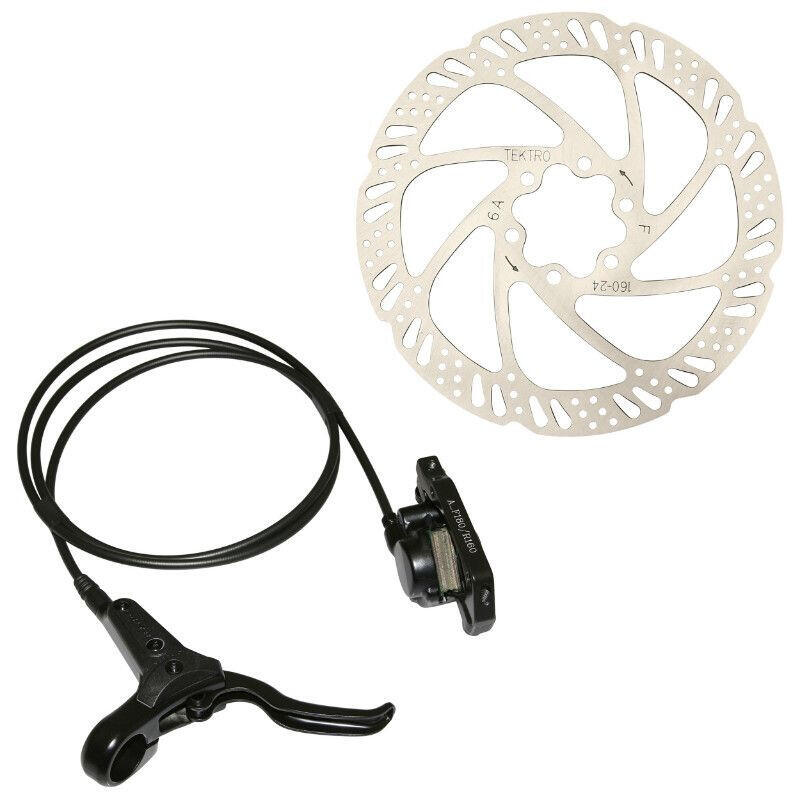 TEKTRO Hydraulische schijfrem achter met schijf en adapterkit voor gebruik met deore re