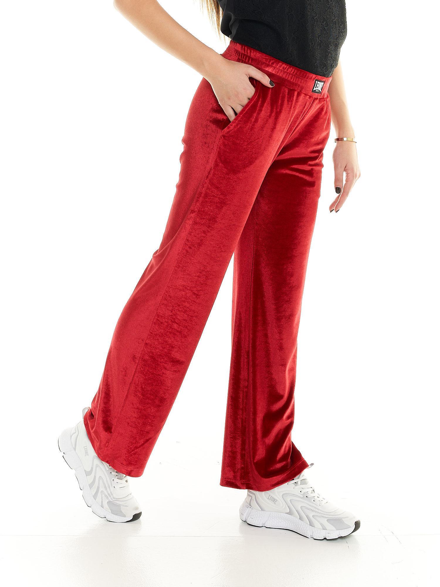 Pantaloni da tuta a zampa in ciniglia Leone donna Scooter 2/6