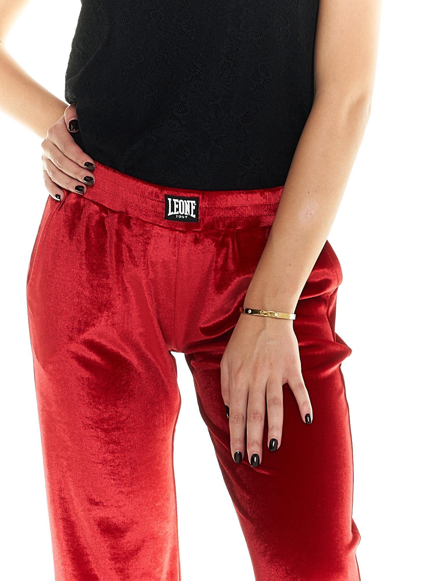 Pantaloni da tuta a zampa in ciniglia Leone donna Scooter 5/6