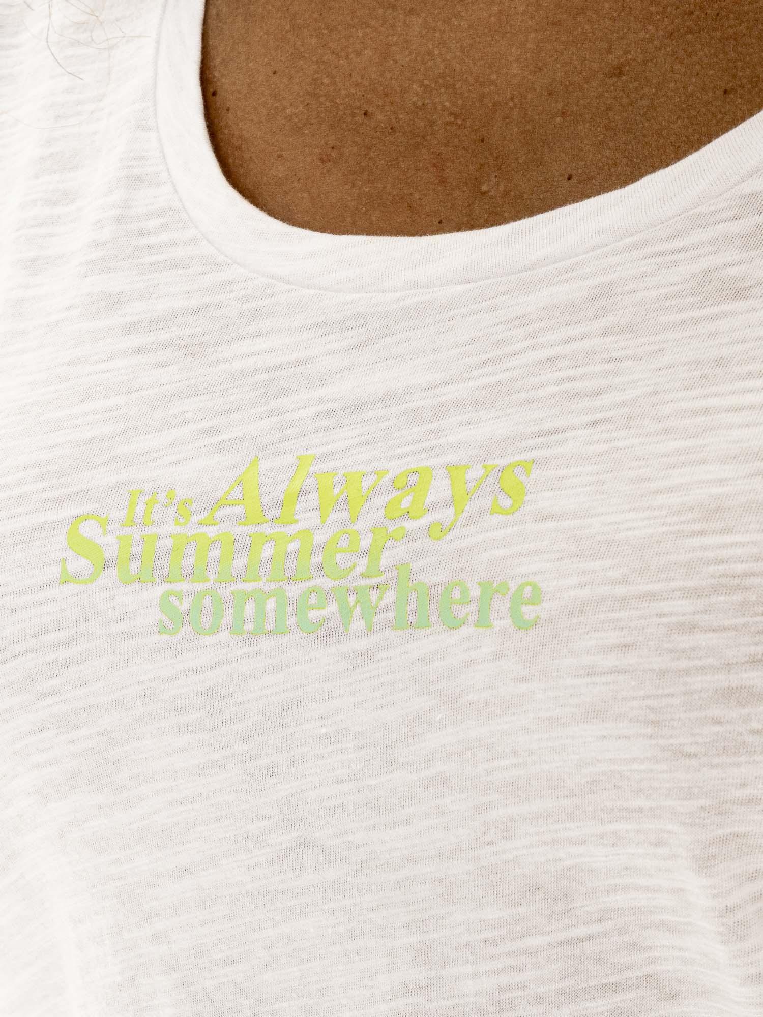 Camiseta corta de mujer Silence Work 3/5