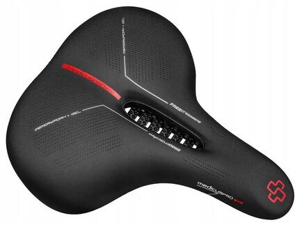 Wittkop Medicus Pro Evo 3.0 Sattel für Stadtfahrten in Schwarz