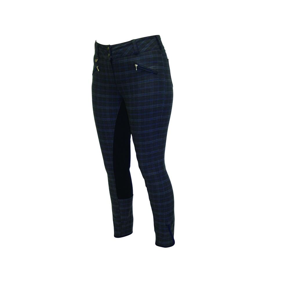 DUBLIN Womens/Ladies Supa Shape It Heritage Touch Fastening Full Seat Breeches (Navy