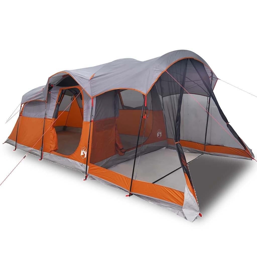 Vidaxl Tunnel Tent 8 Personne étanche gris et orange > to translate in French 2/7