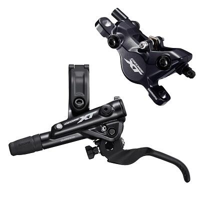 Shimano deore xt bl-m8100 hydraulische schijfremset voor mtb
