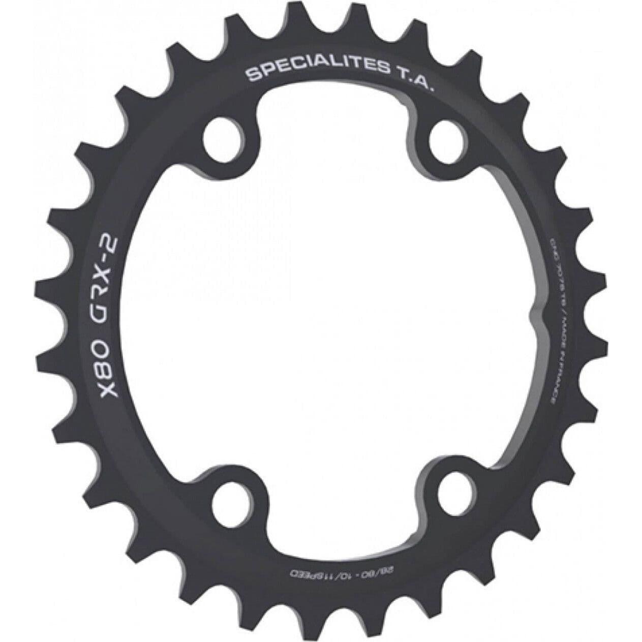 Innenplatte Spezialitäten T.A. Shimano Grx Double X80 Rx600-Rx810 1/1