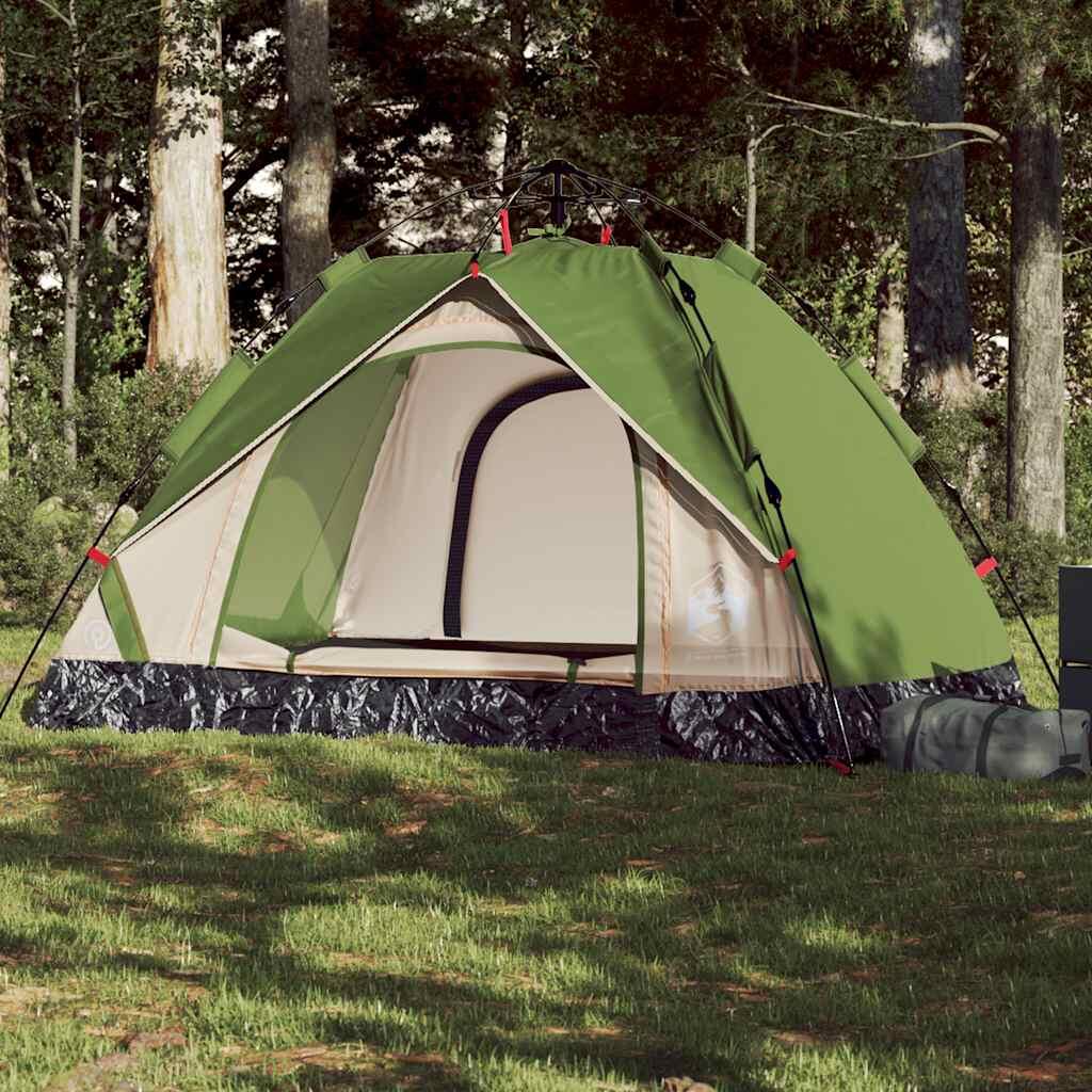 VidaXL Dome Tent for 2 Persons - Fast Release Green 1/7