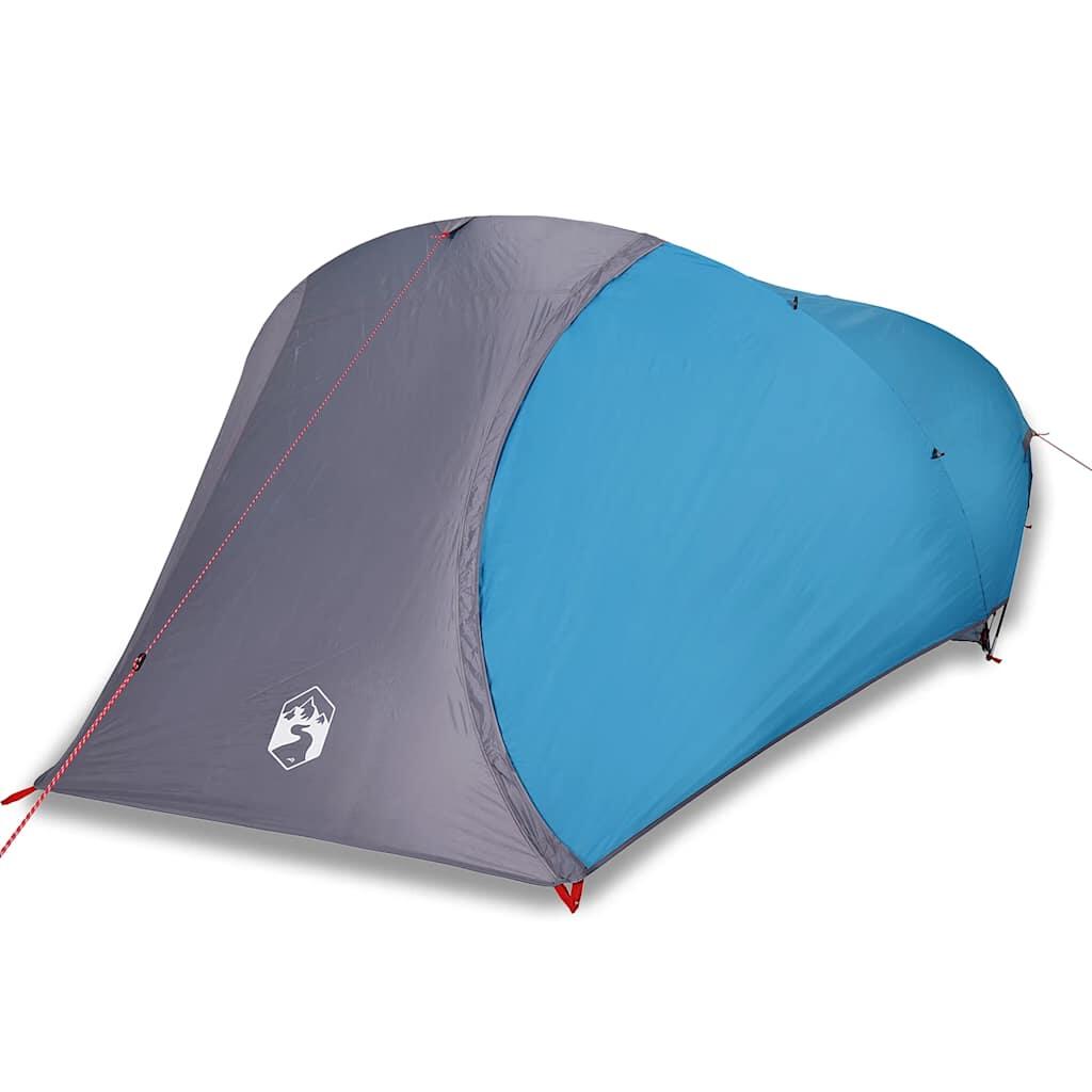 Vidaxl Tienda Domo 4 Personas Impermeable Azul 2/7